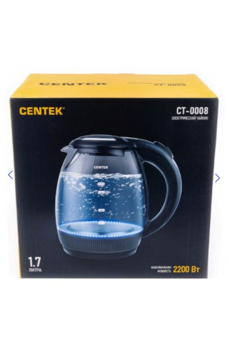 Электрочайник CENTEK CT-0008 (серый) 9