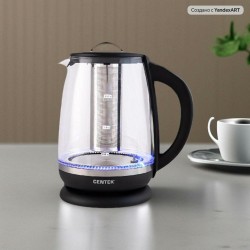 Электрочайник CENTEK CT-0017 (черный)