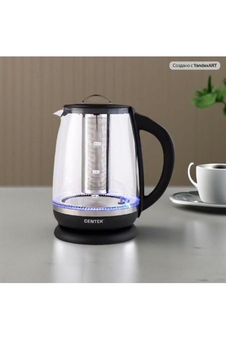 Электрочайник CENTEK CT-0017 (черный) 6
