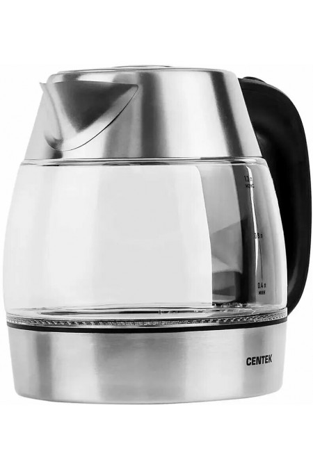 Электрочайник CENTEK CT-0018 (черный/серебристый) 1