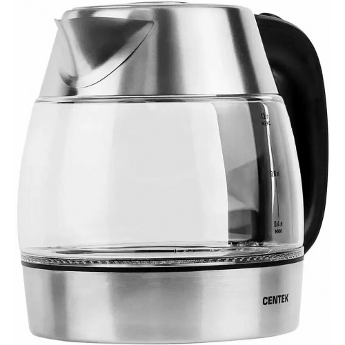 Электрочайник CENTEK CT-0018 (черный/серебристый) 1