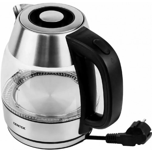 Электрочайник CENTEK CT-0018 (черный/серебристый) 5
