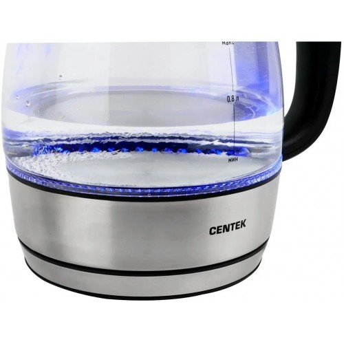 Электрочайник CENTEK CT-0018 (черный/серебристый) 7
