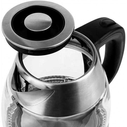 Электрочайник CENTEK CT-0018 (черный/серебристый) 8