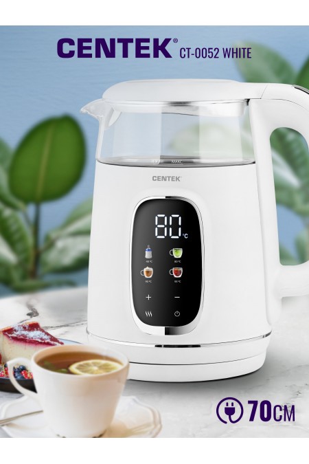 Электрочайник CENTEK CT-0052 (белый) 2