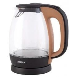 Электрочайник CENTEK CT-0056 (коричневый/черный)