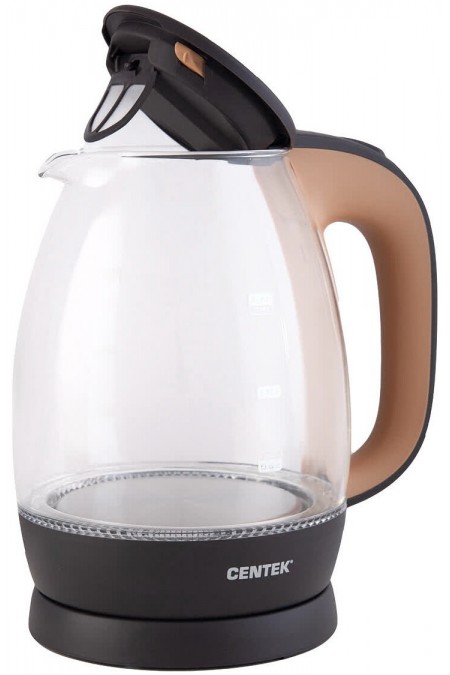 Электрочайник CENTEK CT-0056 (коричневый/черный) 2