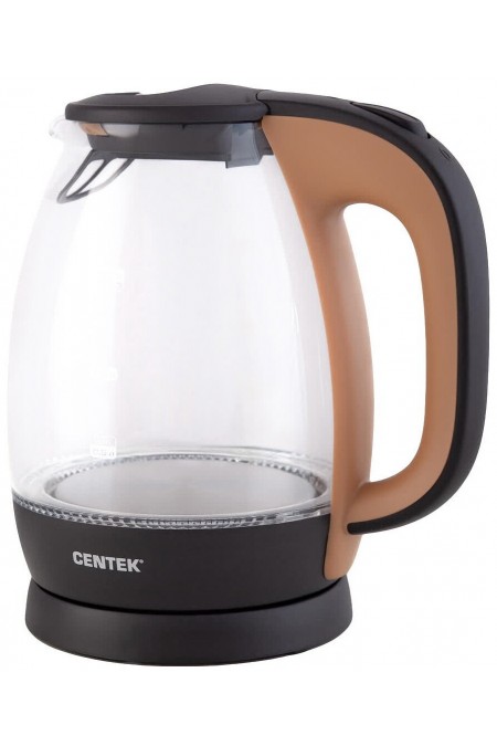 Электрочайник CENTEK CT-0056 (коричневый/черный) 