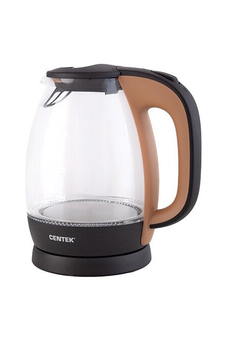 Электрочайник CENTEK CT-0056 (коричневый/черный) 5