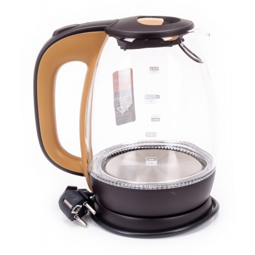 Электрочайник CENTEK CT-0056 (коричневый/черный) 6