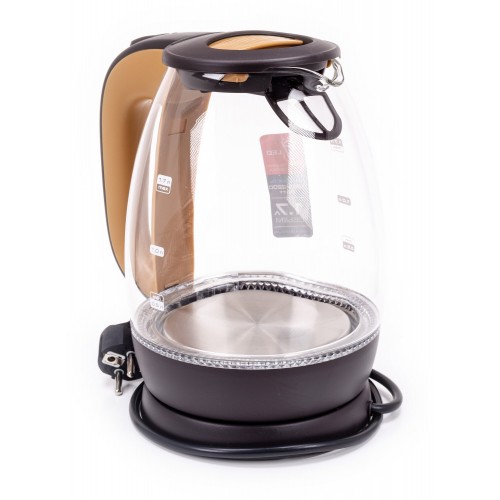 Электрочайник CENTEK CT-0056 (коричневый/черный) 7