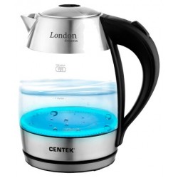 Электрочайник CENTEK CT-0059 London (серебристый/черный)