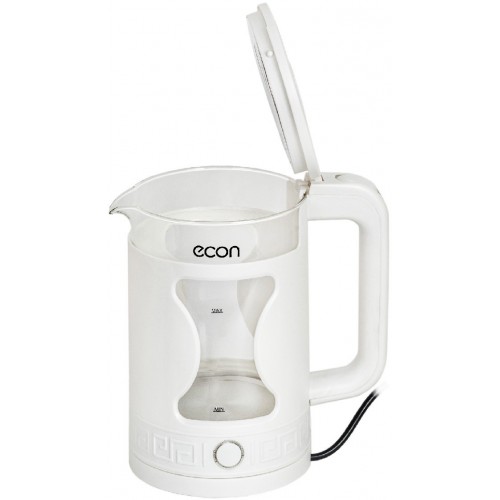 Электрочайник ECON ECO-1505KE (стекло/белый) 9