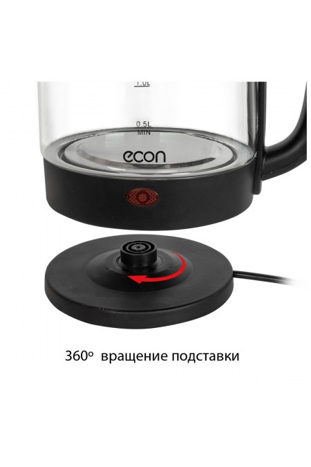 Электрочайник ECON ECO-1825KE (черный) 3