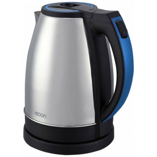 Электрочайник ECON ECO-1871KE (серебристый/черный/синий) 1