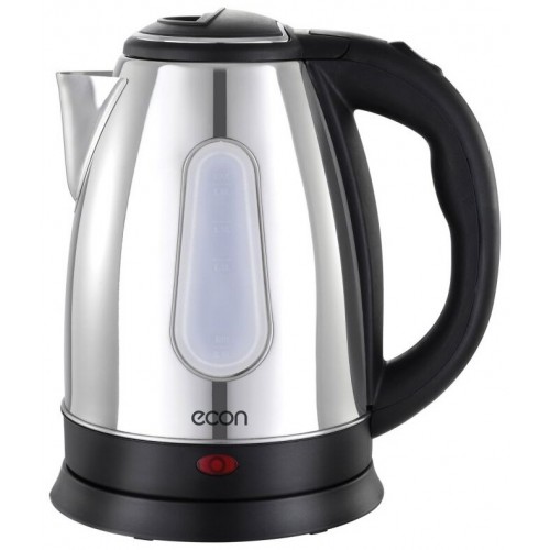 Электрочайник ECON ECO-1873KE (серебристый/черный) 