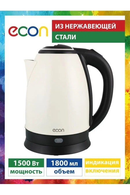 Электрочайник ECON ECO-1877KE (белый) 