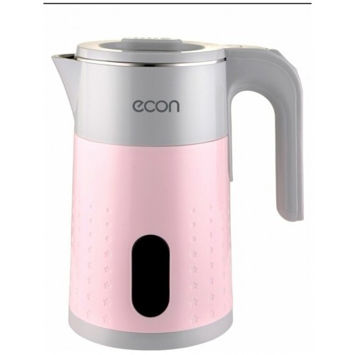 Электрочайник ECON ECO-1883KE (розовый/серый) 5
