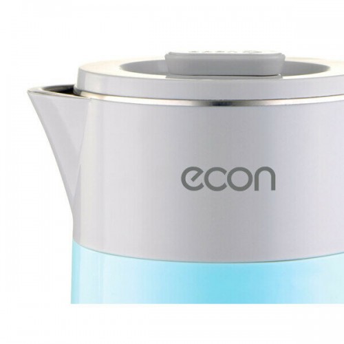 Электрочайник ECON ECO-1884KE (голубой/серый) 3