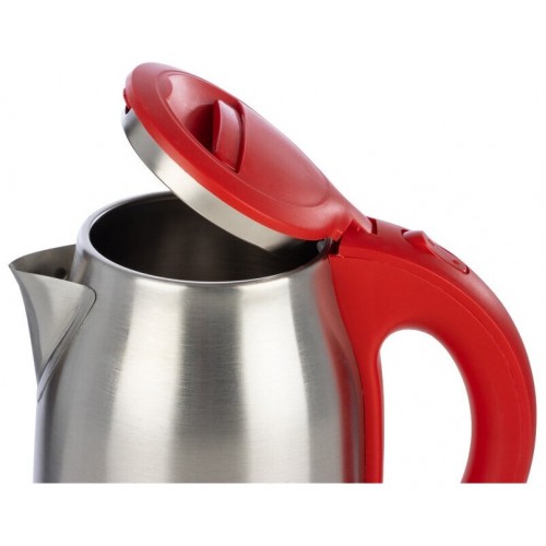Электрочайник Energy E-201 (серебристый/красный) 5