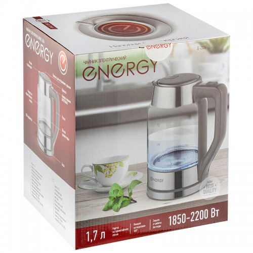 Электрочайник Energy E-206 (серый) 4