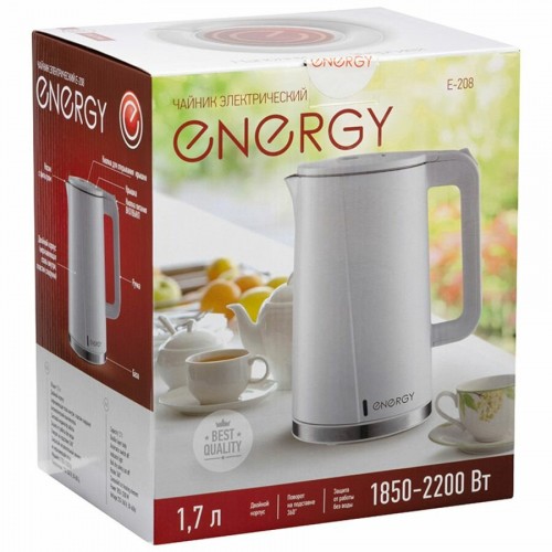 Электрочайник Energy E-208 (белый) 4