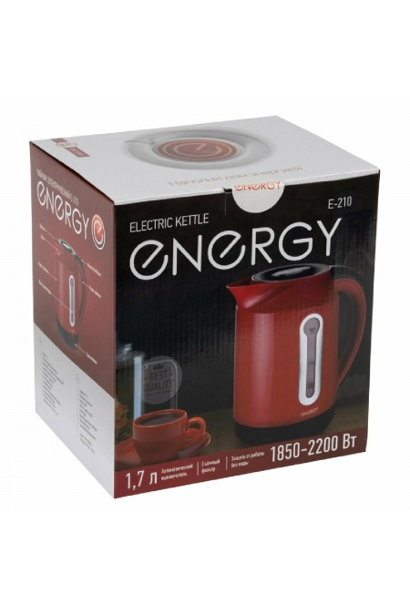Электрочайник Energy E-210 (красный) 4