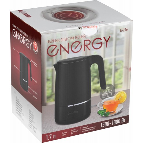 Электрочайник Energy E-216 (черный) 3