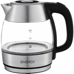 Электрочайник Energy E-222 (серебристый/черный)