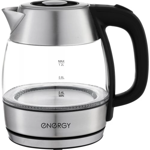 Электрочайник Energy E-222 (серебристый/черный) 1