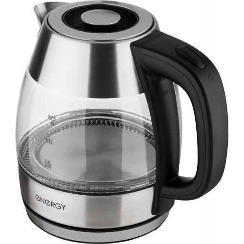 Электрочайник Energy E-222 (серебристый/черный) 2