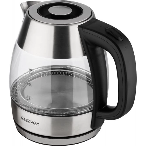 Электрочайник Energy E-222 (серебристый/черный) 2