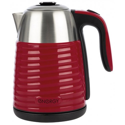 Электрочайник Energy E-253 (серебристый/красный) 