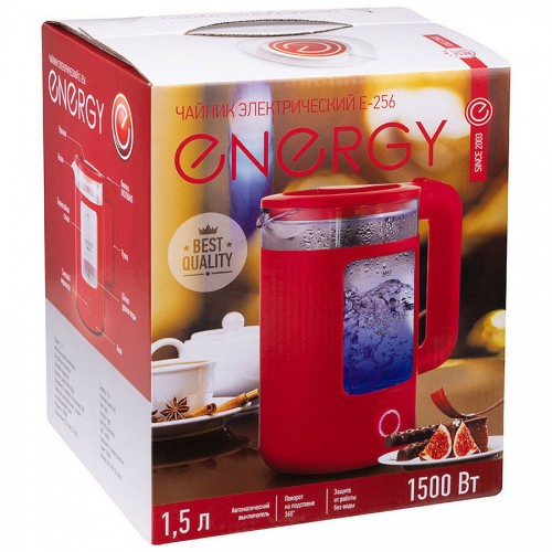 Электрочайник Energy E-256 (красный) 4