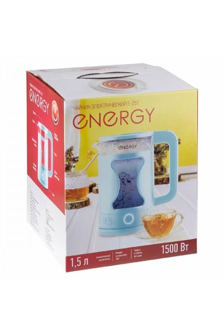 Электрочайник Energy E-257 (голубой) 2