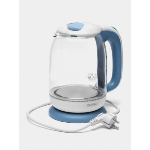 Электрочайник Energy E-281 (белый/голубой) 5