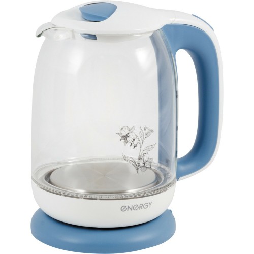 Электрочайник Energy E-281 (белый/голубой) 6