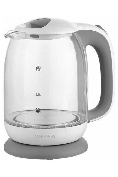 Электрочайник Energy E-281 (белый/серый) 5