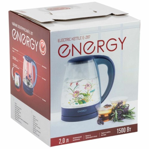 Электрочайник Energy E-287 (синий/фиолетовый) 5