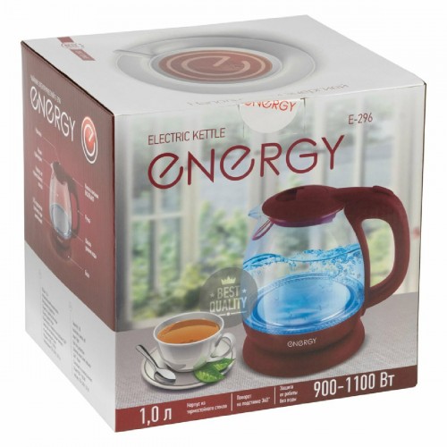Электрочайник Energy E-296 (красный) 2