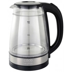 Электрочайник GOODHELPER KPG-1800 (черный/серебристый)