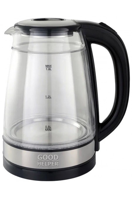 Электрочайник GOODHELPER KPG-1800 (черный/серебристый) 