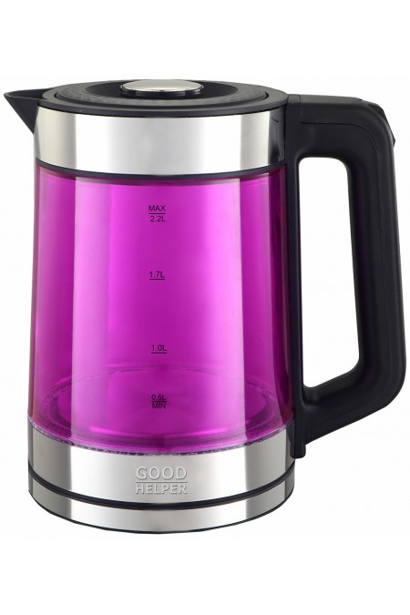 Электрочайник GOODHELPER KPG-2201 (розовый) 
