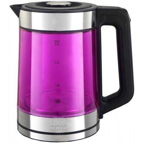 Электрочайник GOODHELPER KPG-2201 (розовый) 