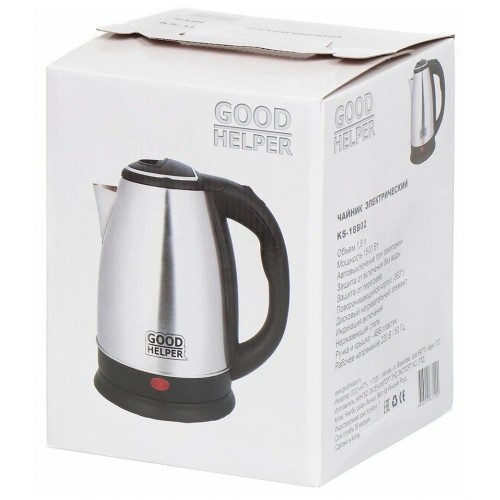 Электрочайник GOODHELPER KS-18B02 (серебристый) 9