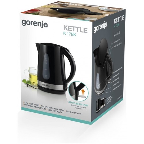 Электрочайник Gorenje K17BK (черный) 5