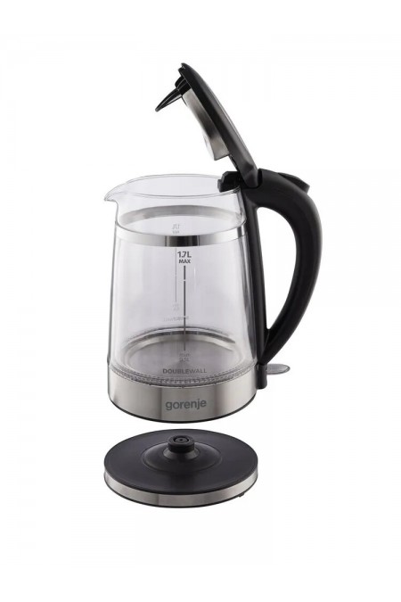 Электрочайник Gorenje K17GDW (черный/серебристый) 9