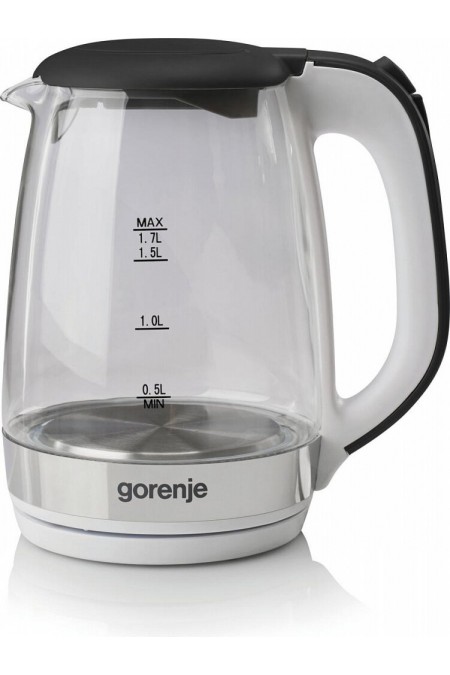 Электрочайник Gorenje K17GXG (белый/серебристый) 7