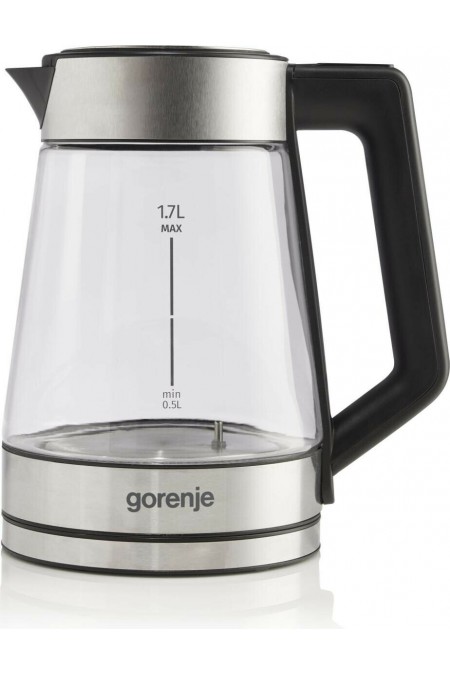 Электрочайник Gorenje K17TRGT (серебристый/черный) 1