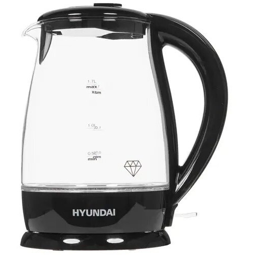 Электрочайник Hyundai HYK-G1001 (черный) 4